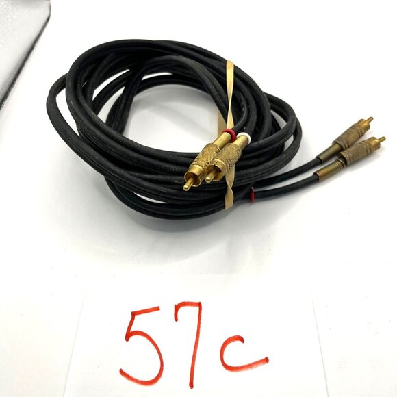 Gold-Plated RCA Stereo Audio Cable 10 ft 57c - Picture 3 of 3